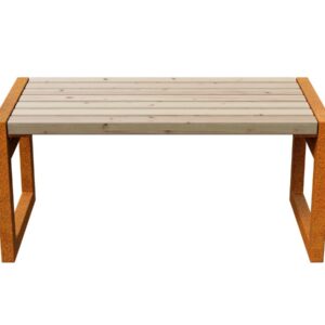 Mestna/vrtna klop Corten CUADRO 2