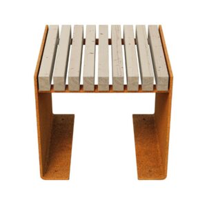 Mestna/vrtna klop Corten FLANCO A1