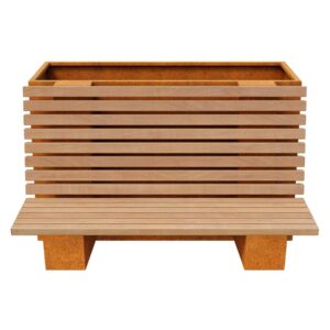 Klop s koritom Corten BASTIDOR 6