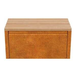 Mestna/vrtna klop Corten ESTAR 2
