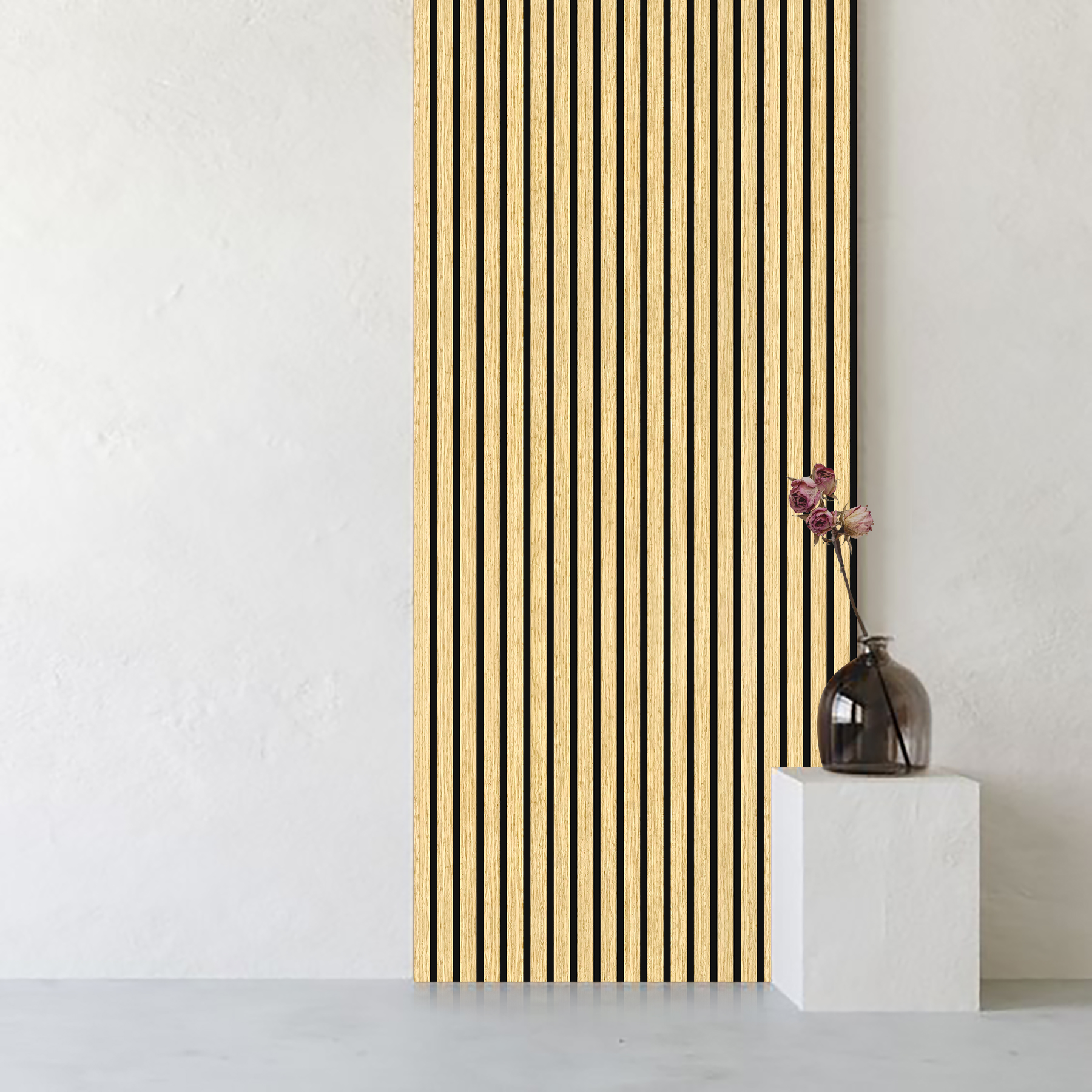 DELUX Akustični leseni paneli 300x60 cm - Hrast - Image 6