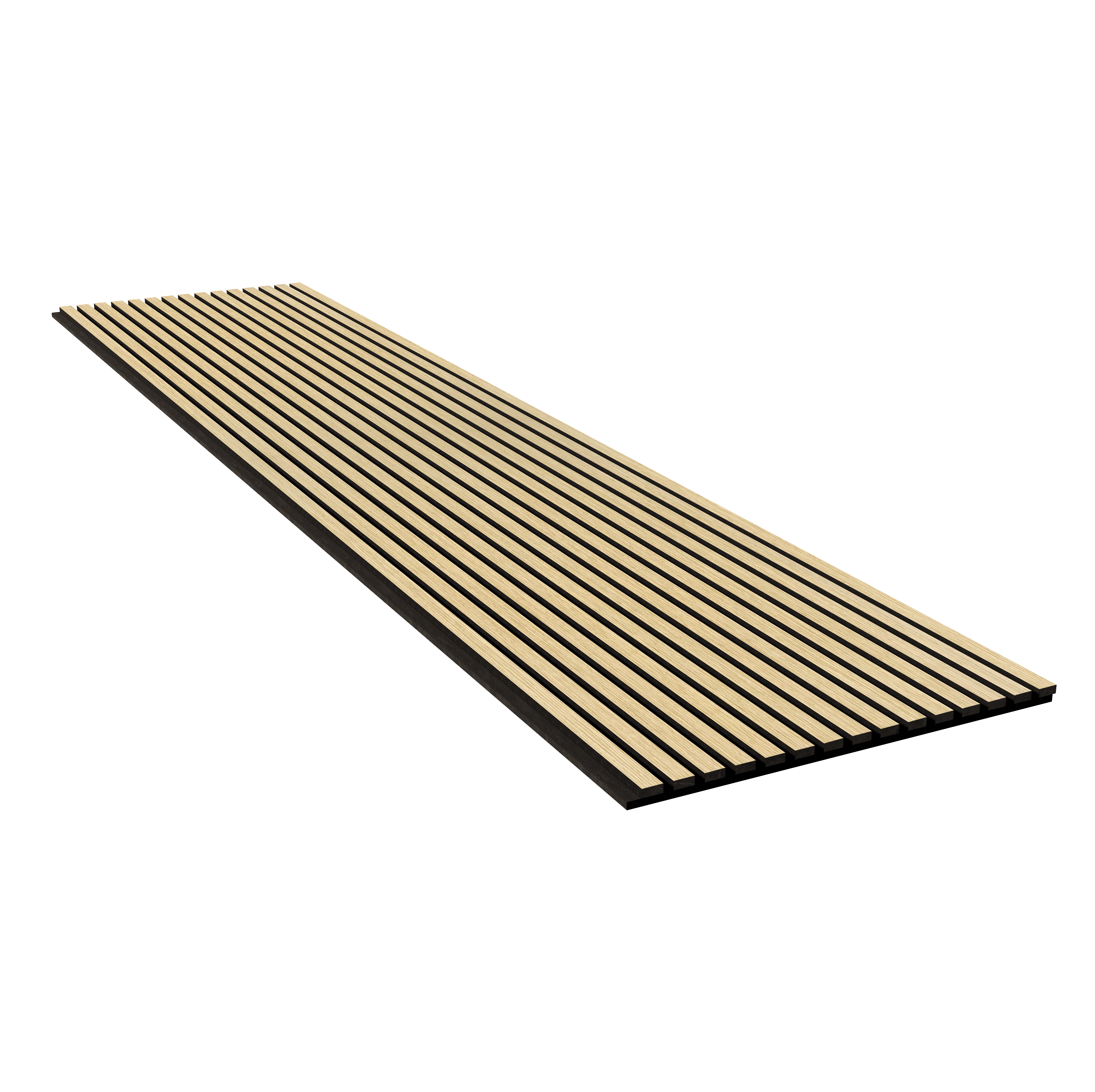 DELUX Akustični leseni paneli 300x60 cm - Hrast - Image 4